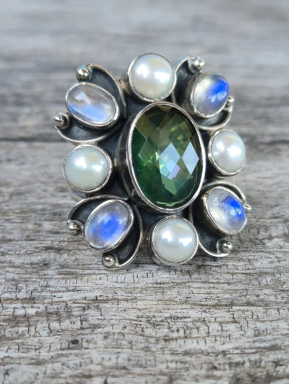 RAJ COLLECTION LIMITED EDITION Designer NICKY BUTLER Ring 925 Sterling Silver NB